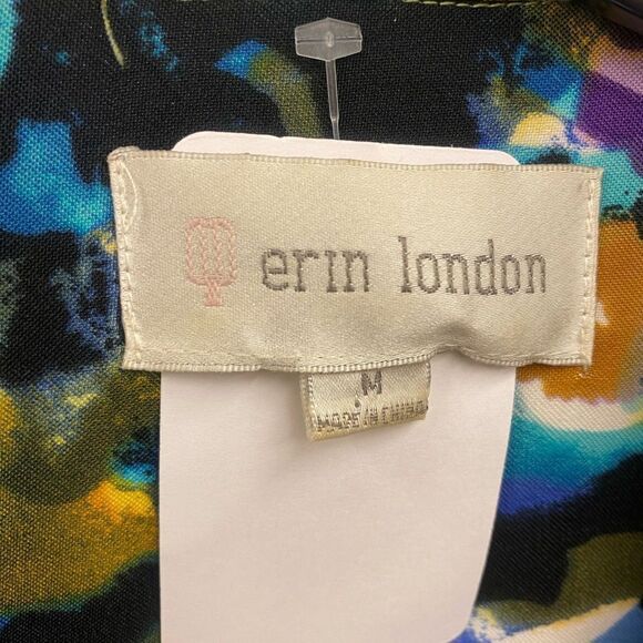Erin London ladies Med Yellow & Purple Watercolor Jacket - Picture 4 of 4